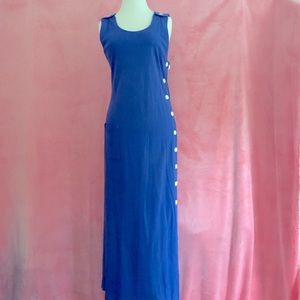 Royal Blue Maxi Dress-could be Maternity